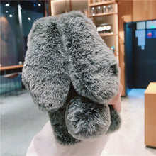 Fluffy Rabbit Plush cover For Xiaomi Poco X3 M3 Xiaomi Mi 10T A3 A2 lite Redmi 9A 9C 8A 7A 6A 8T Note 10s 10 5 6 7 8 9 Pro Case