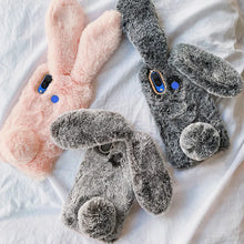 Fluffy Rabbit Plush cover For Xiaomi Poco X3 M3 Xiaomi Mi 10T A3 A2 lite Redmi 9A 9C 8A 7A 6A 8T Note 10s 10 5 6 7 8 9 Pro Case