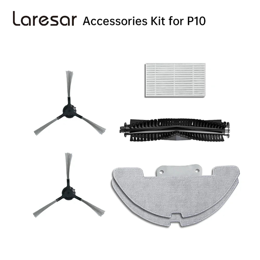 For Laresar P10 / Airzeen J10 Robot Vacuum Cleaner Accessories Kit Official Replacement Spare Part Consumables
