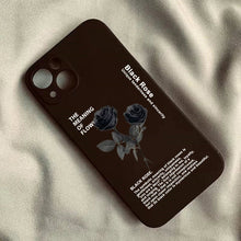 Graceful Black Rose Phone Case