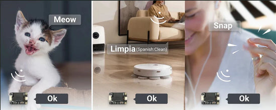 DFRobot Gravity Offline Language Self Learning Voice Recognition Sensor for micro:bit Arduino Raspberry Pi Python ESP32 I2C UART