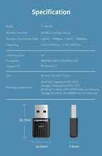 Wifi 6 Adaptador Mini