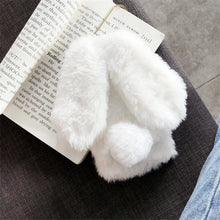 Fluffy Rabbit Plush cover For Xiaomi Poco X3 M3 Xiaomi Mi 10T A3 A2 lite Redmi 9A 9C 8A 7A 6A 8T Note 10s 10 5 6 7 8 9 Pro Case