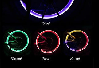 4Pcs Tire Valve Cap Lights