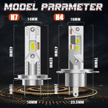 H7 H4 LED Car Headlight Bulbs
