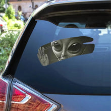 3D Alien Cracked Car Stickers